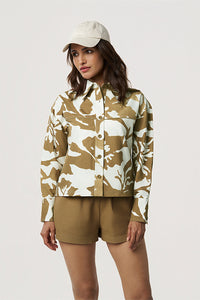 Trish Khadi Safari Camo Print Women's Smart Fit Shirt