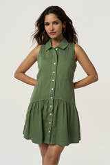 Reese Khadi Dress Cactus XS