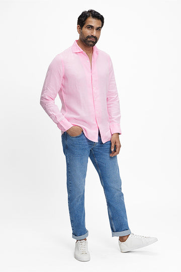 Quai (100% Linen) Aurora Pink S