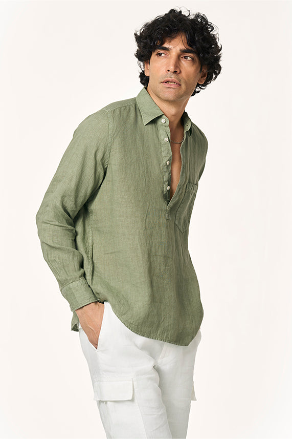 Rico Linen Popover Shirt