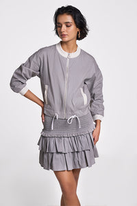 Octan Aged Silver Women's Smart Fit Khadi Tops