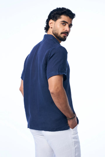 Flint Linen Collar Shirt