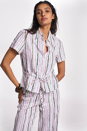 Danica - No Pocket Sorbet Stripe XXS
