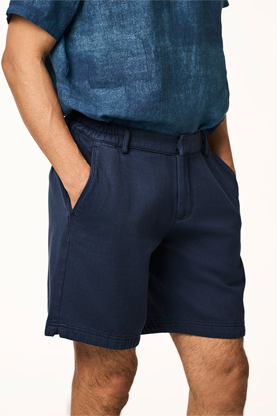 Del Sol Khadi Chino Shorts Sunset Navy S