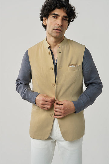 Jasper festive khadi jacket Beige S