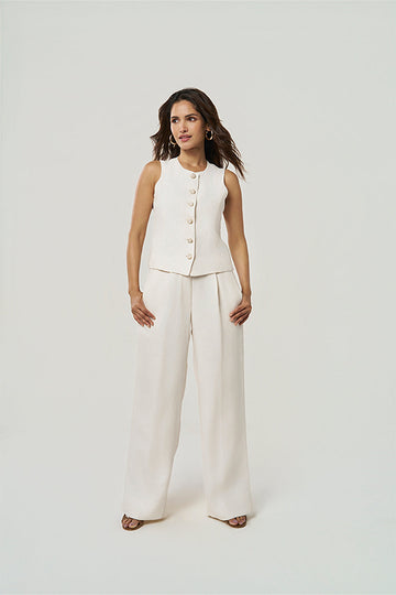 Ashley - Linen Vest