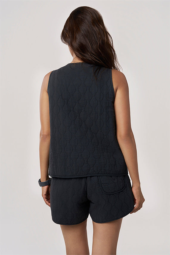 Cardi Poppy - Faded Black