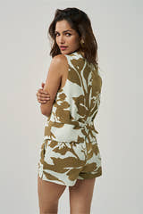 Lara Drai - Safari Camo Print