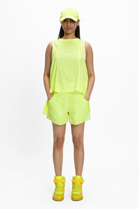 Barbe Aurora Yellow Women's Resort Fit Khadi Tops