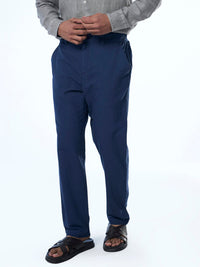 Don Chino Khadi Sunset Navy Men's Slim Fit Trouser