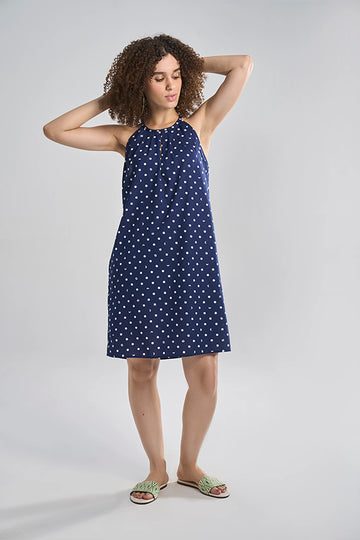 Saba (Khadi) Lunar Polka Blue XS