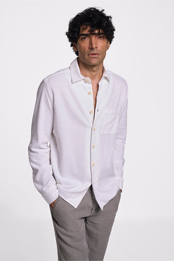 Alto Khadi Shirt Denim White S