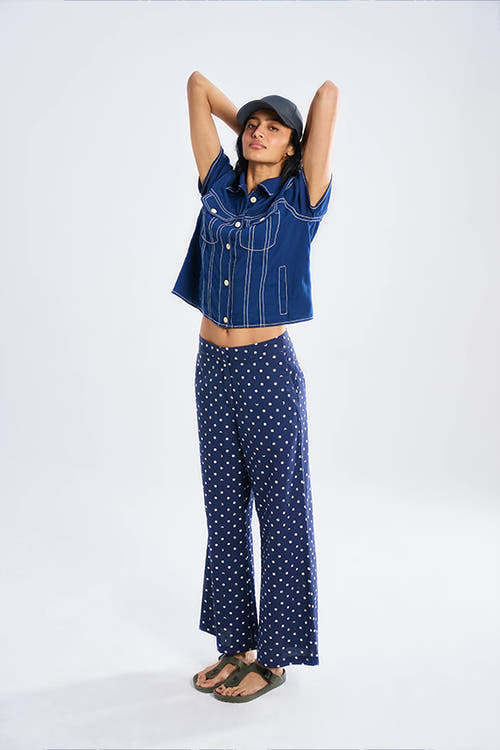 Nova (Khadi) Lunar Polka Blue XS
