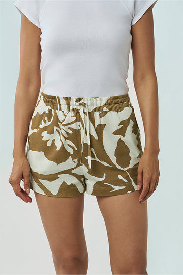 Drai Khadi Safari Shorts Safari Camo Print XS