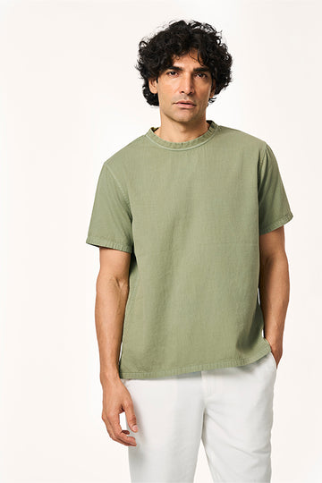Pico Lite Khadi T Shirt Matcha S