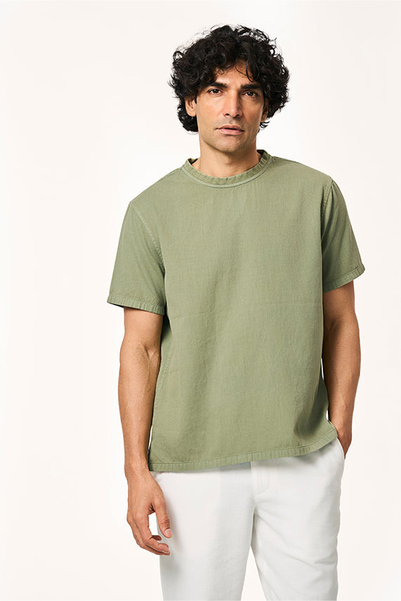 Pico Lite Khadi T Shirt Matcha S