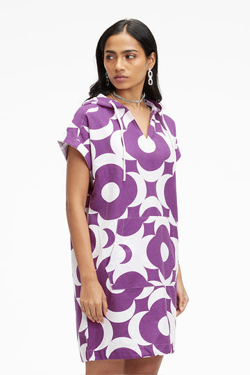 Omnia (Khadi Printed) Moonglow Magenta XS