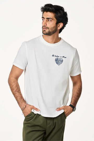Pico Khadi Logo T shirt It takes a village S