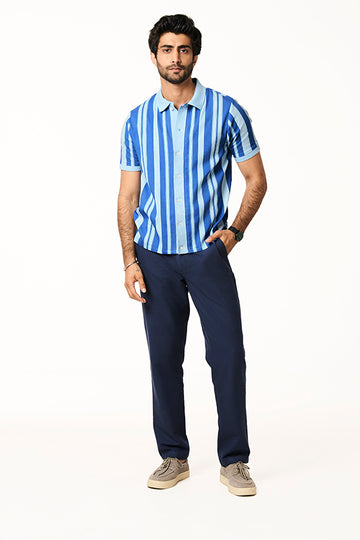 Palma Khadi Knit Collar Shirt