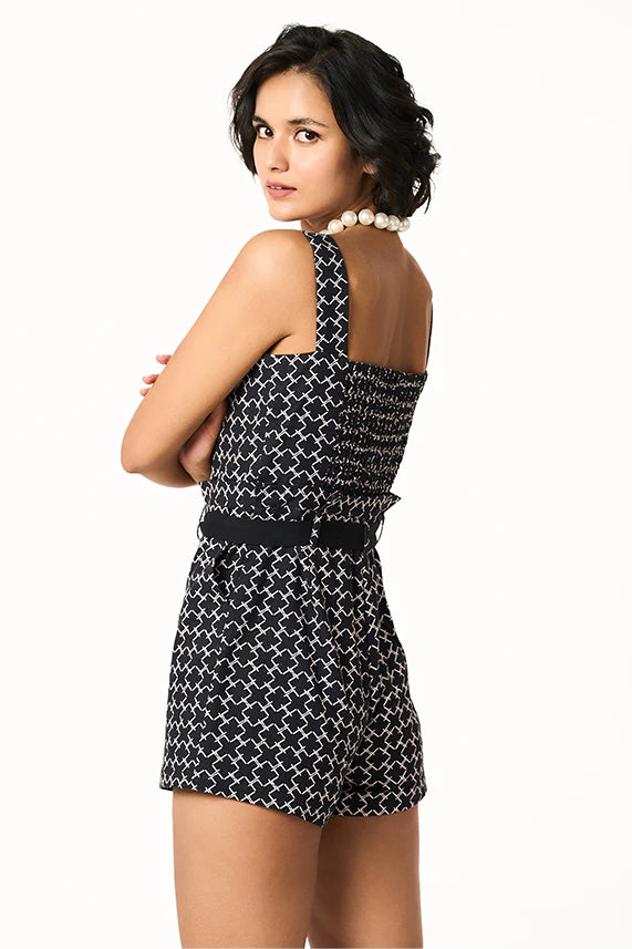 Noa Monogram Black & White Monogram