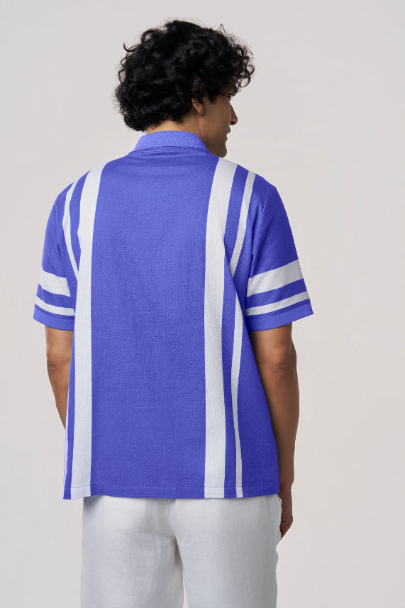 Palma Khadi Knit Collar Shirt