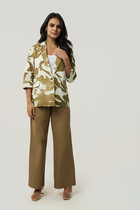 Sasha Khadi Safari Blazer