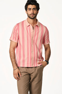 Palma Khadi Knit Collar Shirt