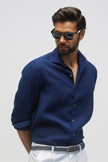 Quai (100% Linen) Blue