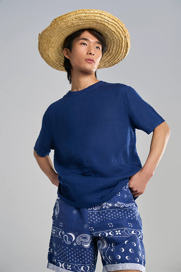 Pico (100% Linen) Blue XS