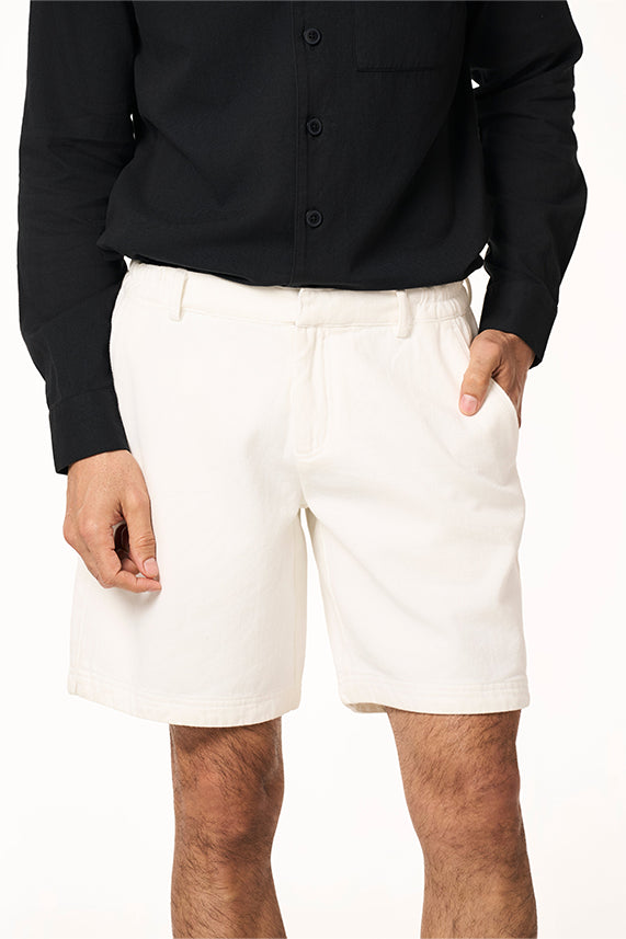 Del Sol Khadi Chino Shorts White S
