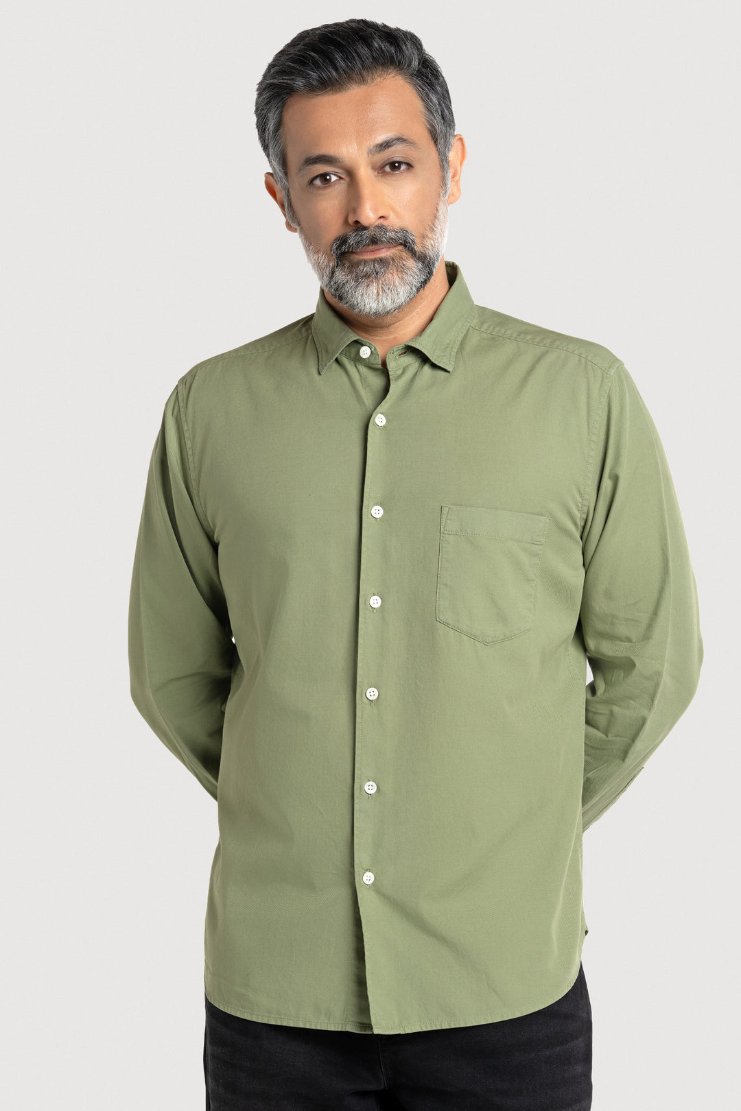Rex FT Matcha Men's Smart Fit Cotton Shirt