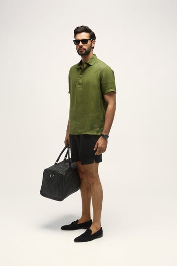 Aruba (100% LINEN) Olive XS