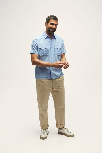Bellando Khadi Scout Shirt Dusty Blue M