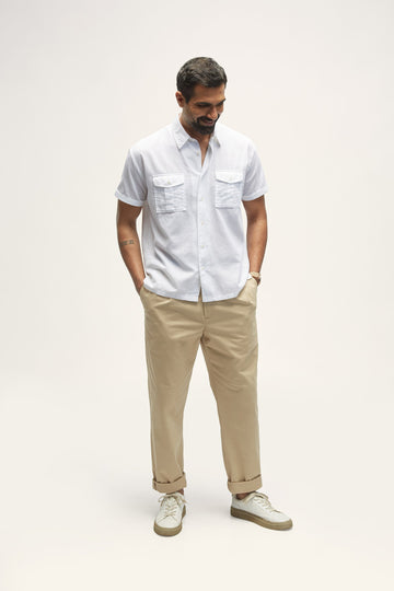 Bellando Khadi Scout Shirt White M