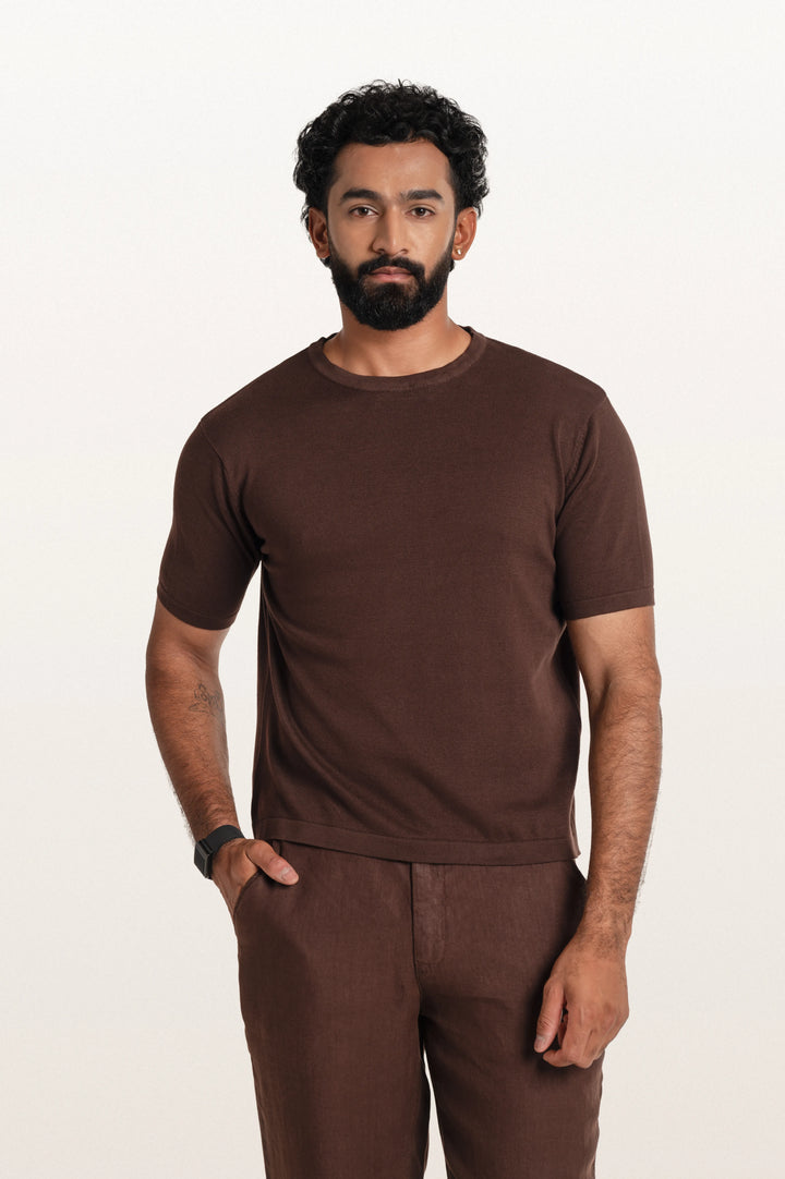 Tian Espresso Men's Smart Fit T-Shirt