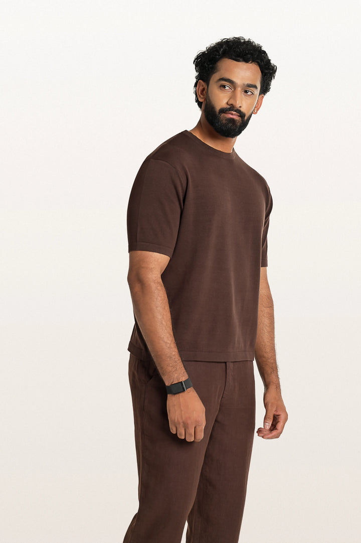Tian Espresso Men's Smart Fit T-Shirt