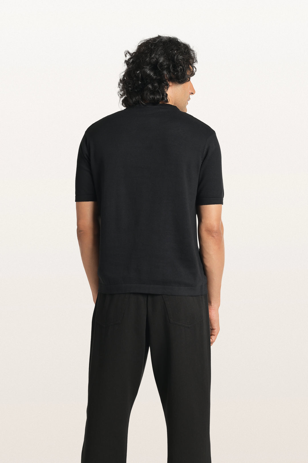 Tian Black Men's Smart Fit T-Shirt