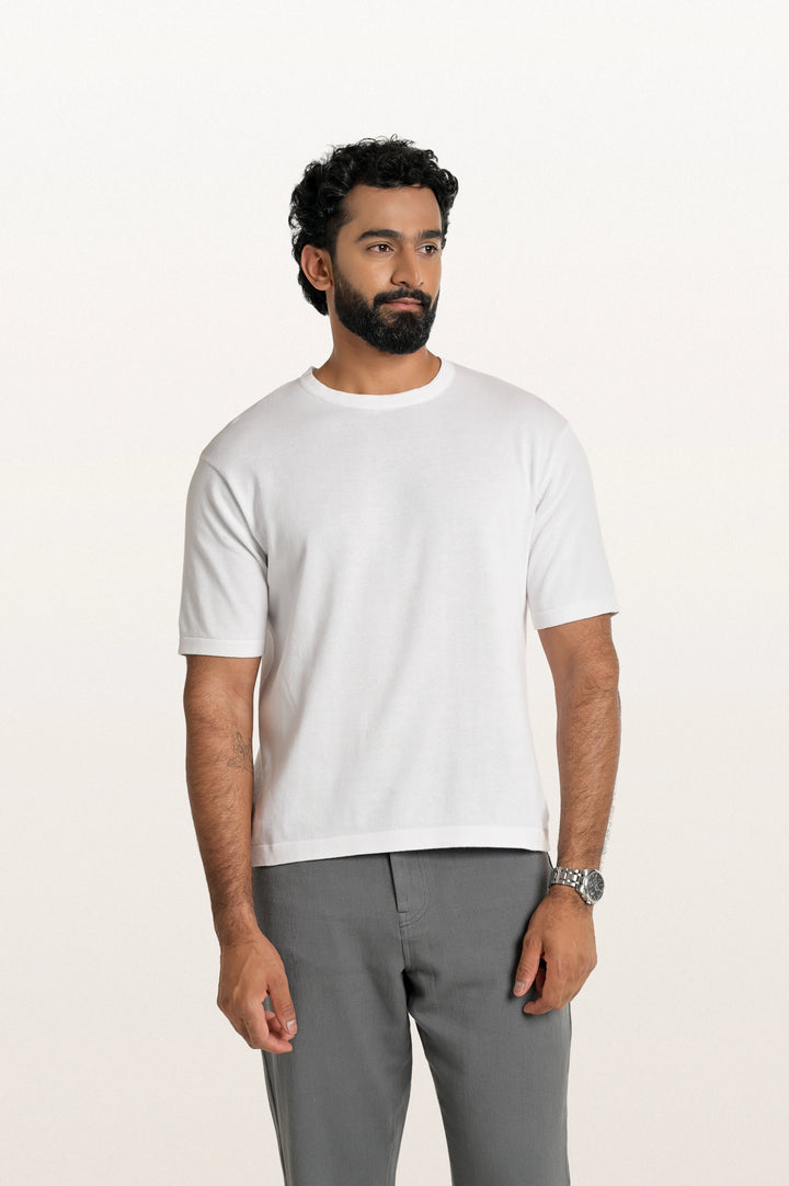 Tian White Men's Smart Fit T-Shirt