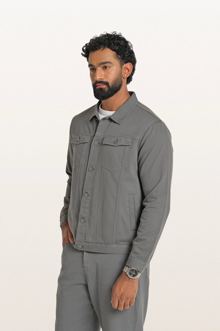 Diego Khadi Titanium Men's Cotton Shirt