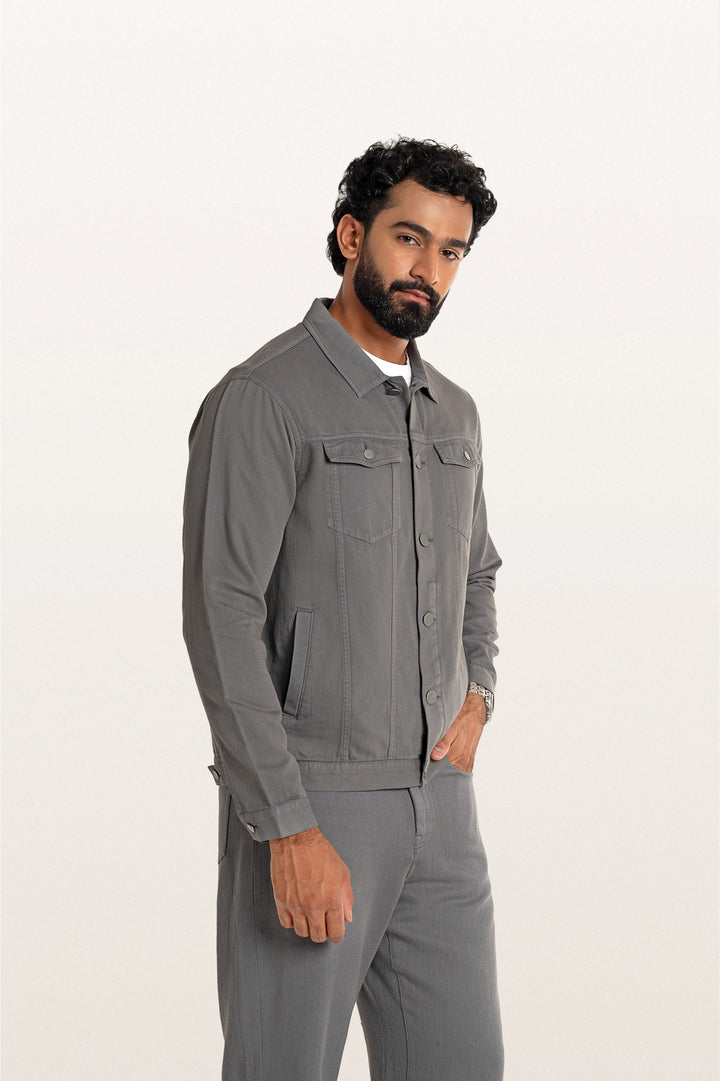 Diego Khadi Titanium Men's Cotton Shirt