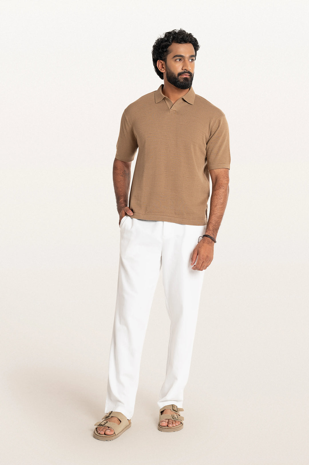 Luma Sand Dune Men's Smart Fit Polo Tee
