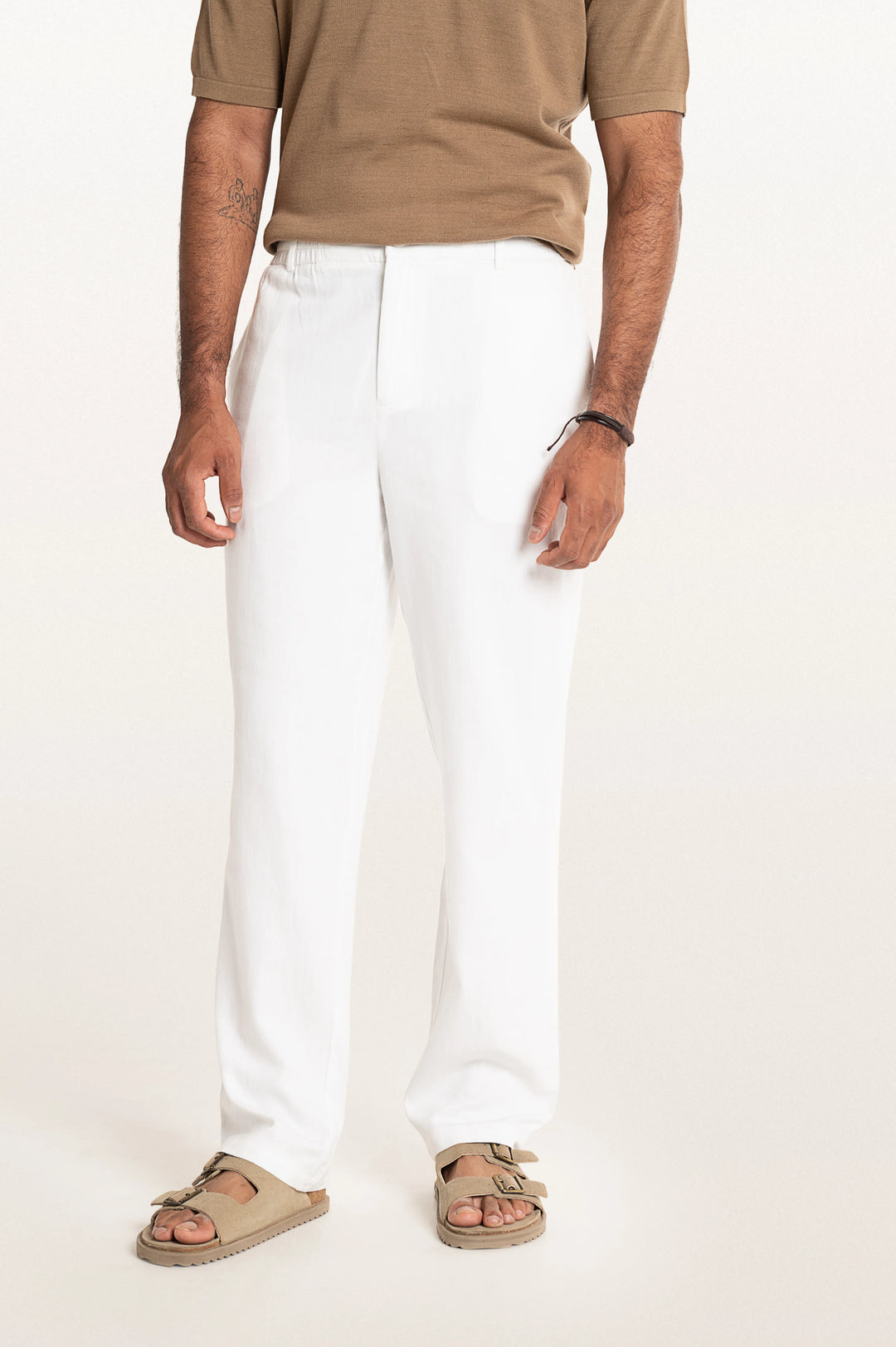 Vito White Men's Smart Fit Pant
