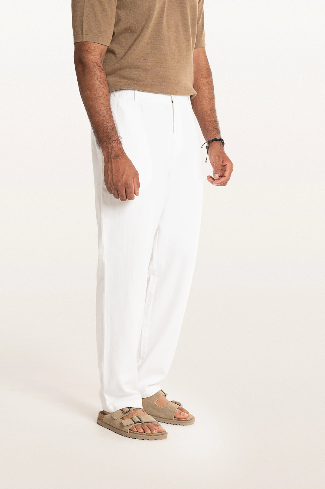 Vito White Men's Smart Fit Pant
