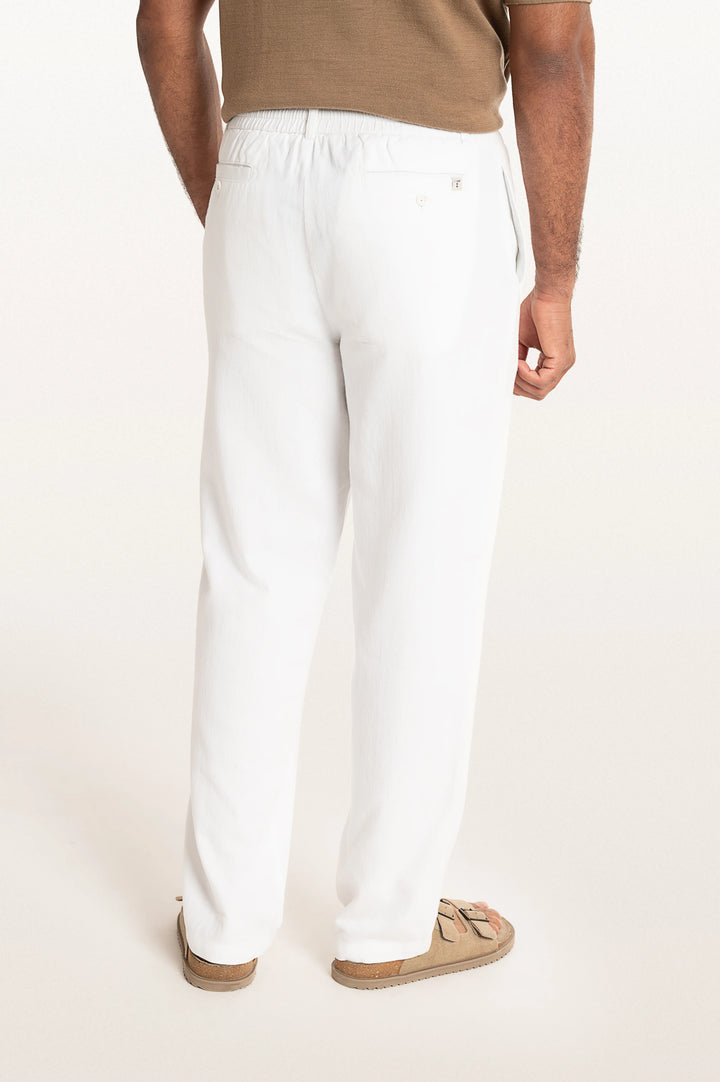 Vito White Men's Smart Fit Pant