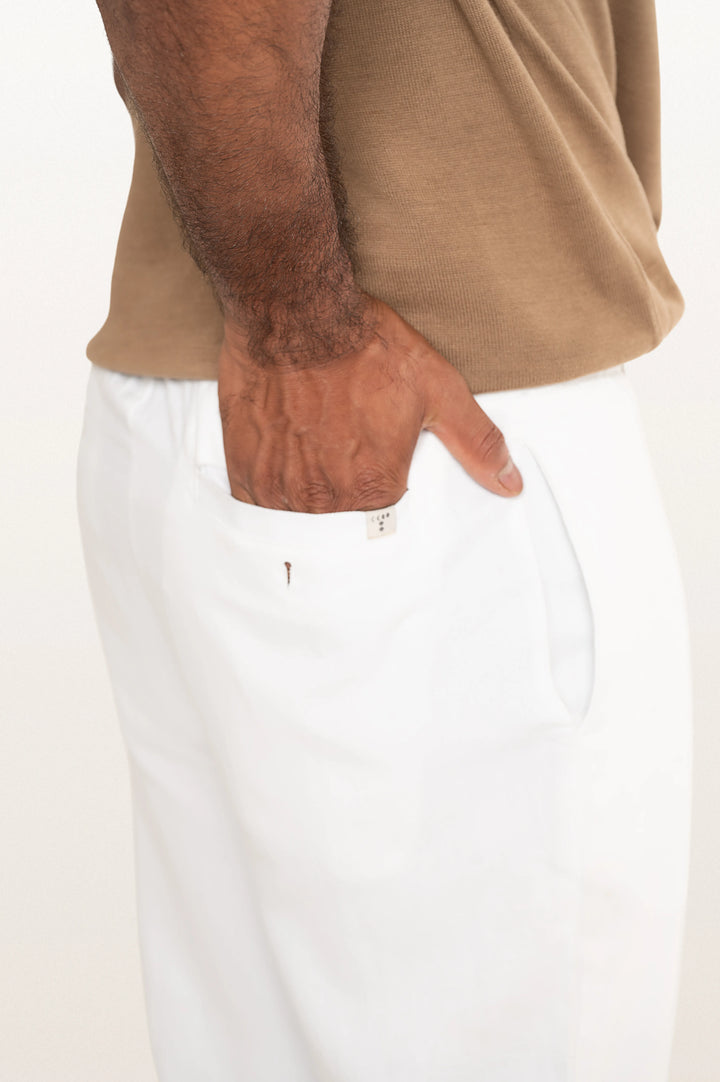 Vito White Men's Smart Fit Pant