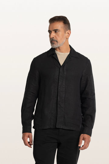 Coren Black Men's Smart Fit Jacket