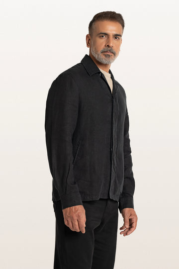 Coren Black Men's Smart Fit Jacket