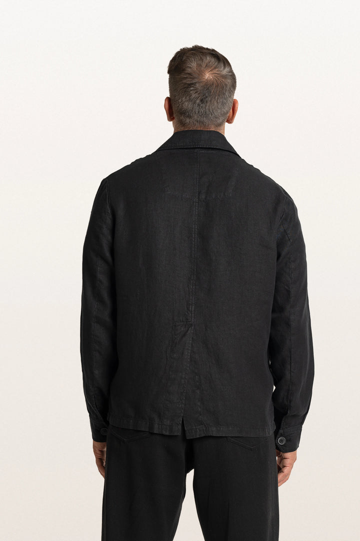 Coren Black Men's Smart Fit Jacket