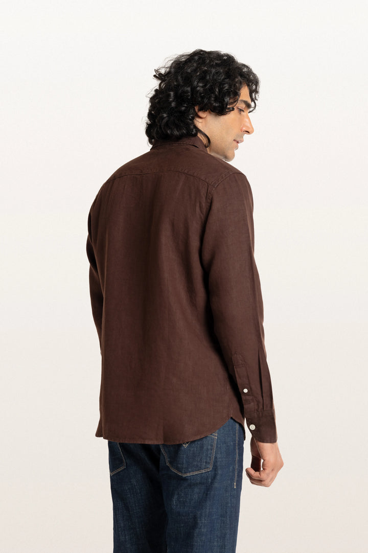 Sloane Espresso Men's Slim Fit Shirt