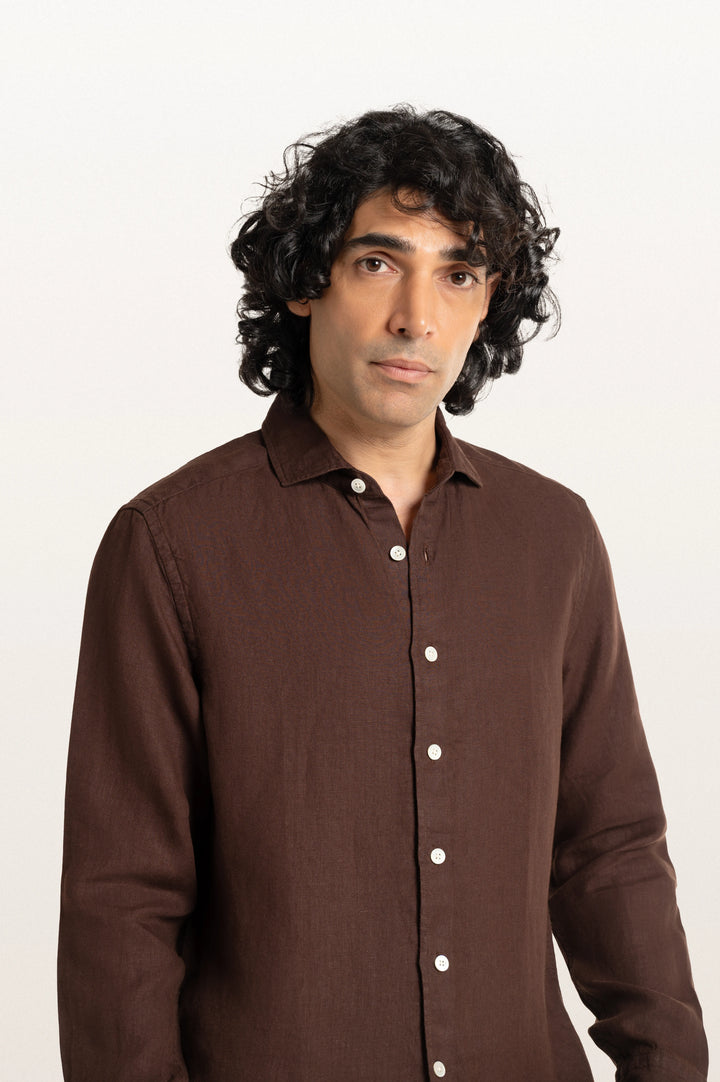Sloane Espresso Men's Slim Fit Shirt